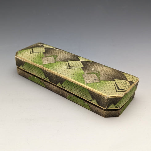 British Vintage Conway Stewart Fountain Pen Pencil Set Black Boxed